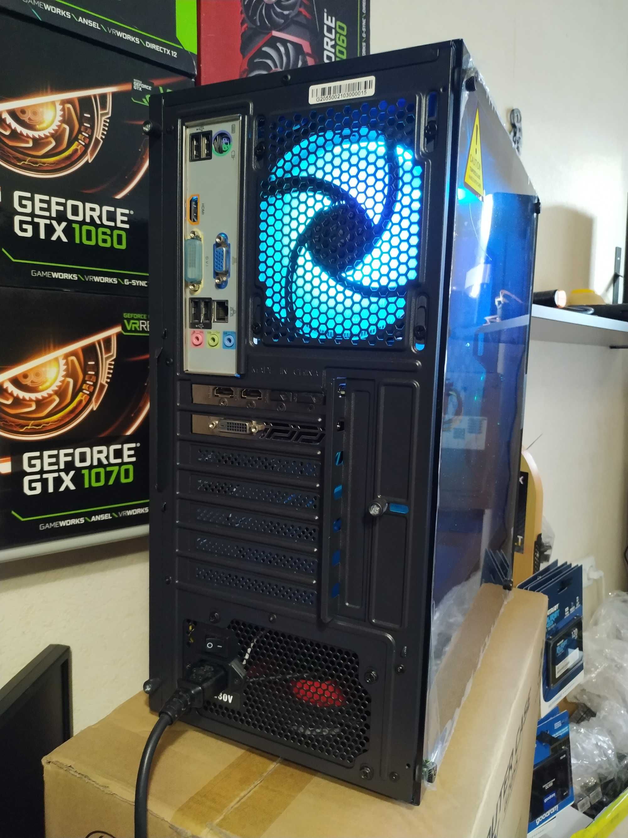 Ігровий комп'ютер Intel Core I5 4690 3.9GHZ, RX 580 4Gb, 16GB, SSD+HDD
