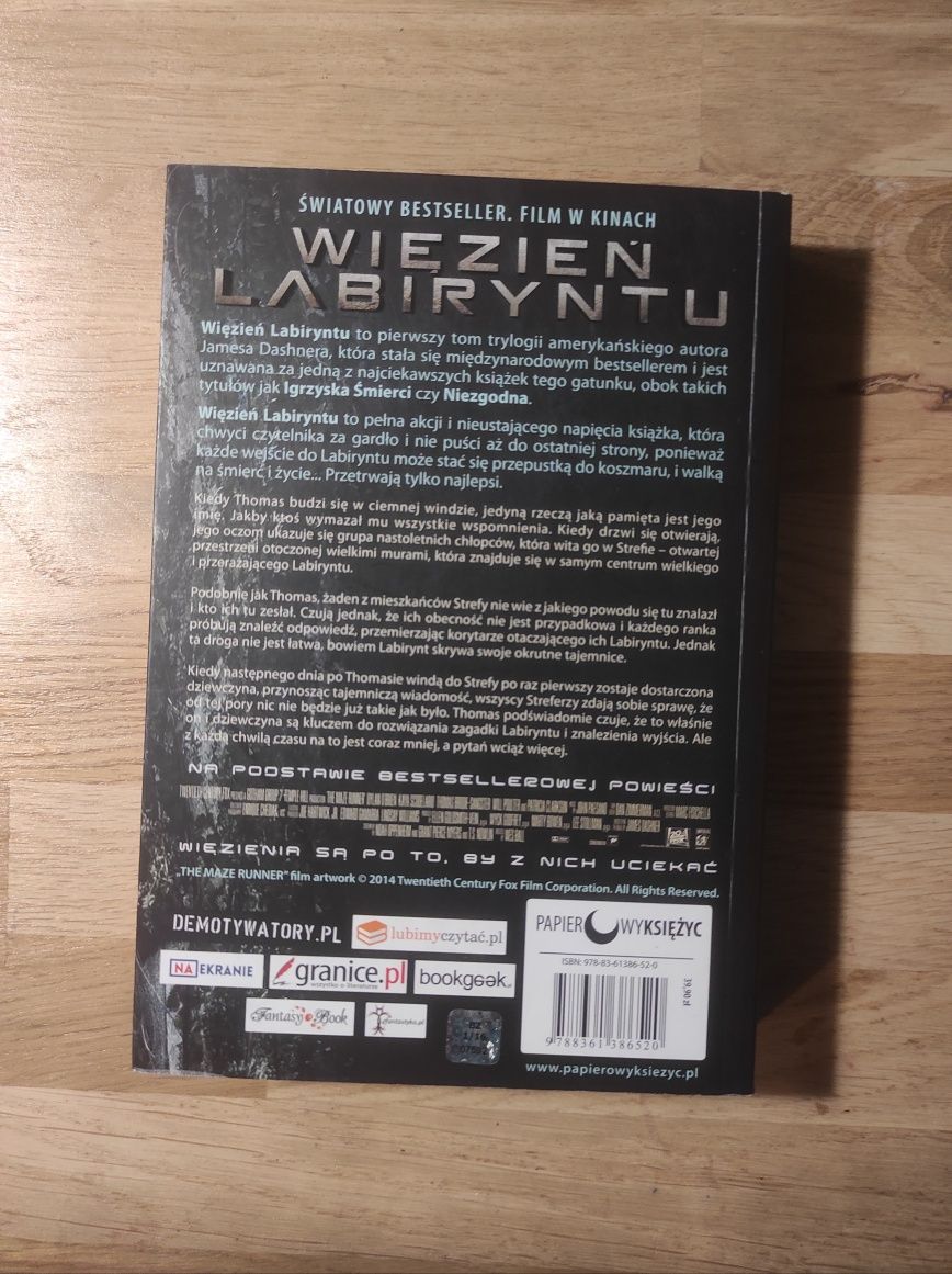 Więzień labiryntu - James Dashner