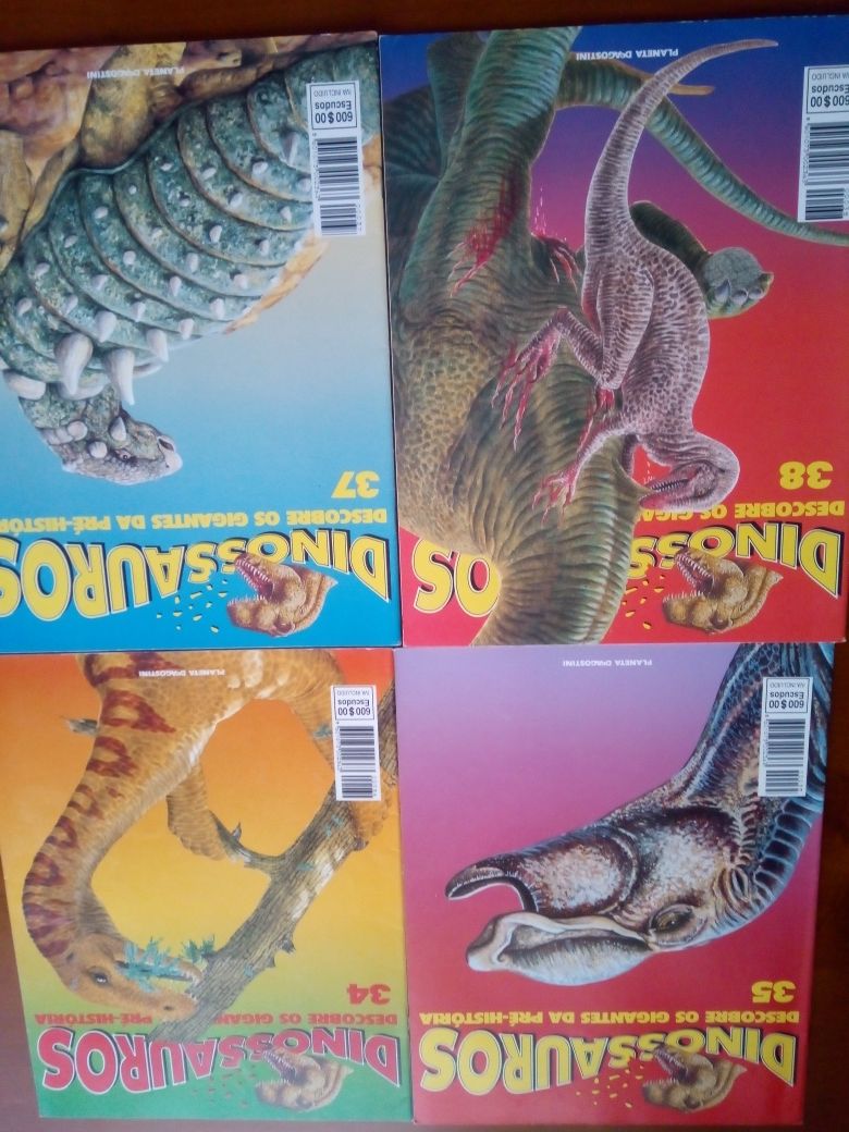 Revistas Dinossauros Vintage