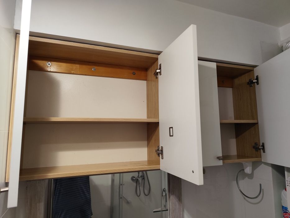 Szafki łazienkowe komplet