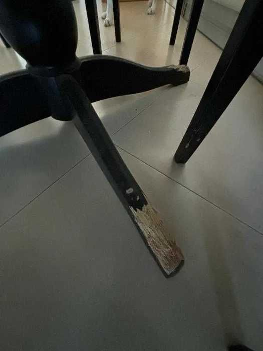 Mesa INGATORP + 4 Cadeiras INGOLF (PRETO - IKEA)