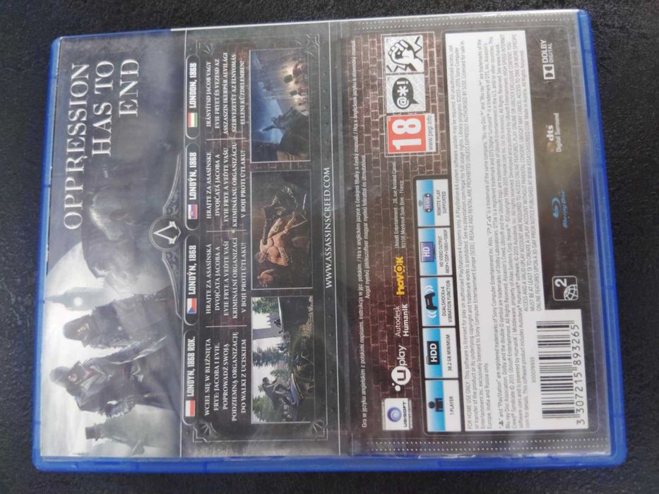 Assassin's Creed Syndicate PS4 Polska okładka