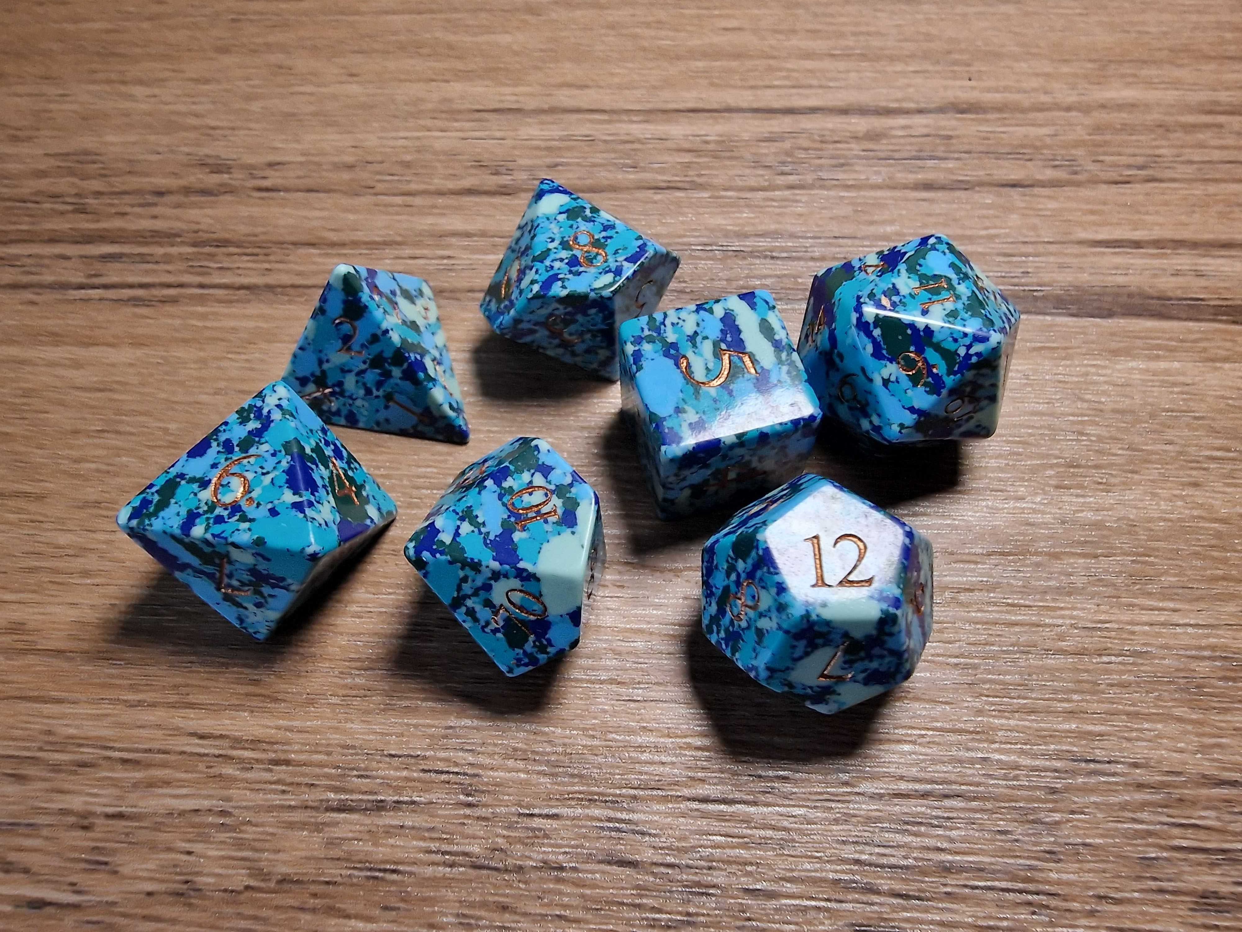 Conjunto de 7 Dados (Dice set)