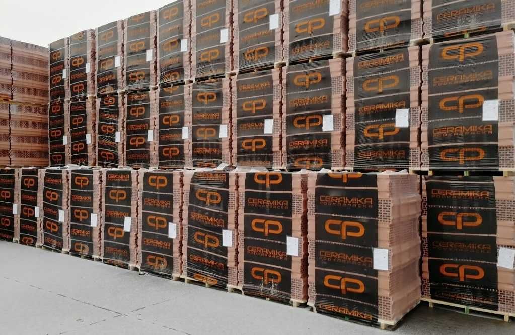 Cegła ceramiczna Pustak 25PW szlif. Ceramika Podkarpacka+HDS Piaseczno