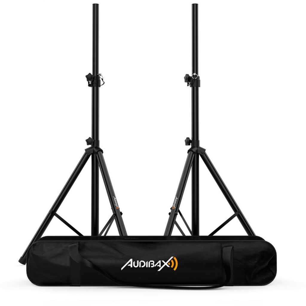 Pack 2 Suportes Tripés Coluna Som Carga até 30Kgs Cada C/ Bolsa Transp