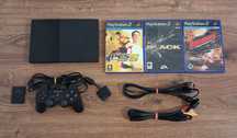 Konsola PlayStation 2 Slim PS2 SCPH-90004 + Gry ZESTAW