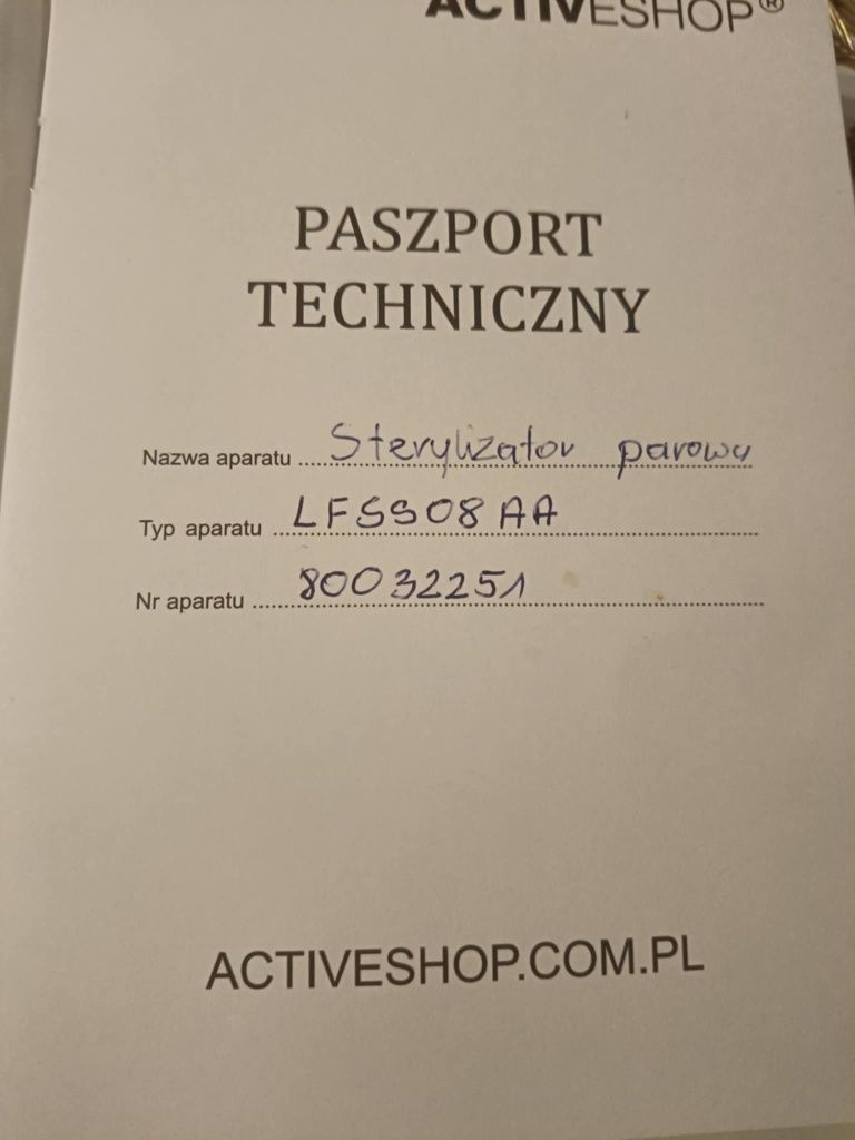 Autoklaw LAFOMED klasa B - przegląd do 08/2026 - stan bdb!