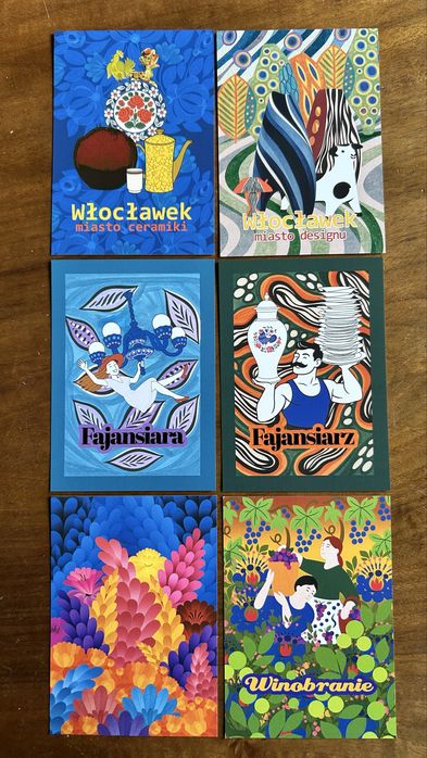 Zestaw: Książka „Kwiaty z Włocławka” + pocztówki nr olx/z4