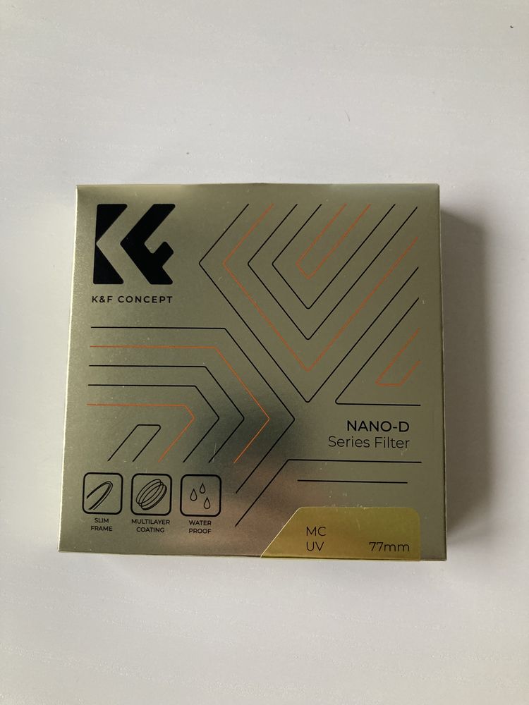 NOVO K&F Concept Nano-D filtro 77mm de proteção