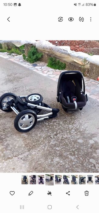 Carrinho de bebe completo