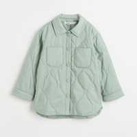 H&m термокуртка-сорочка з водовідштовхуючим покриттям,9р/134 см