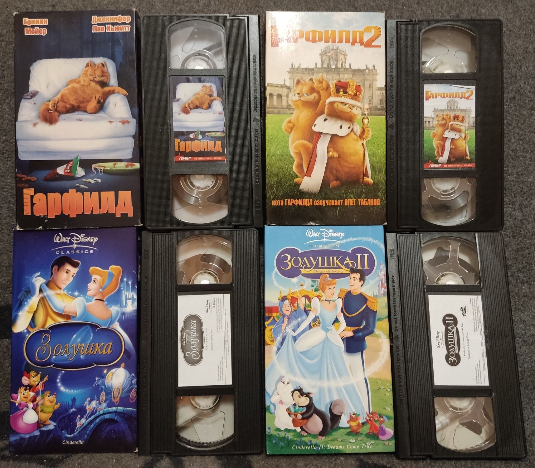 Продам мультфильмы/ аниме на VHS Видеокассеты/ відеокасети