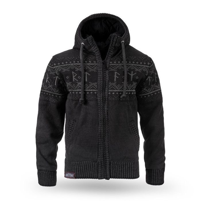 Кофта мужская кардиган чоловічий теплая с рунами Thor Steinar Runa