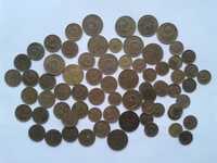 Монеты СССР 1, 2, 3, 5 копеек 1957-91 гг – 99 шт
