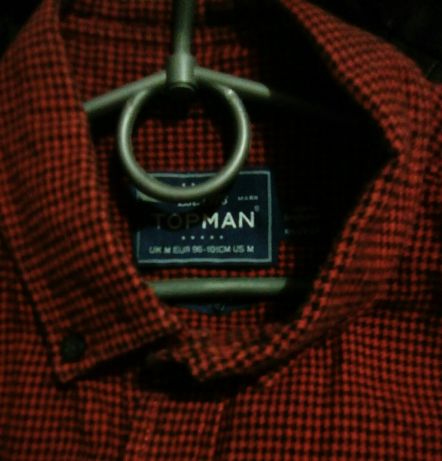 Рубашка с коротким рукавом М Topman Cotton 100% Распродажа
