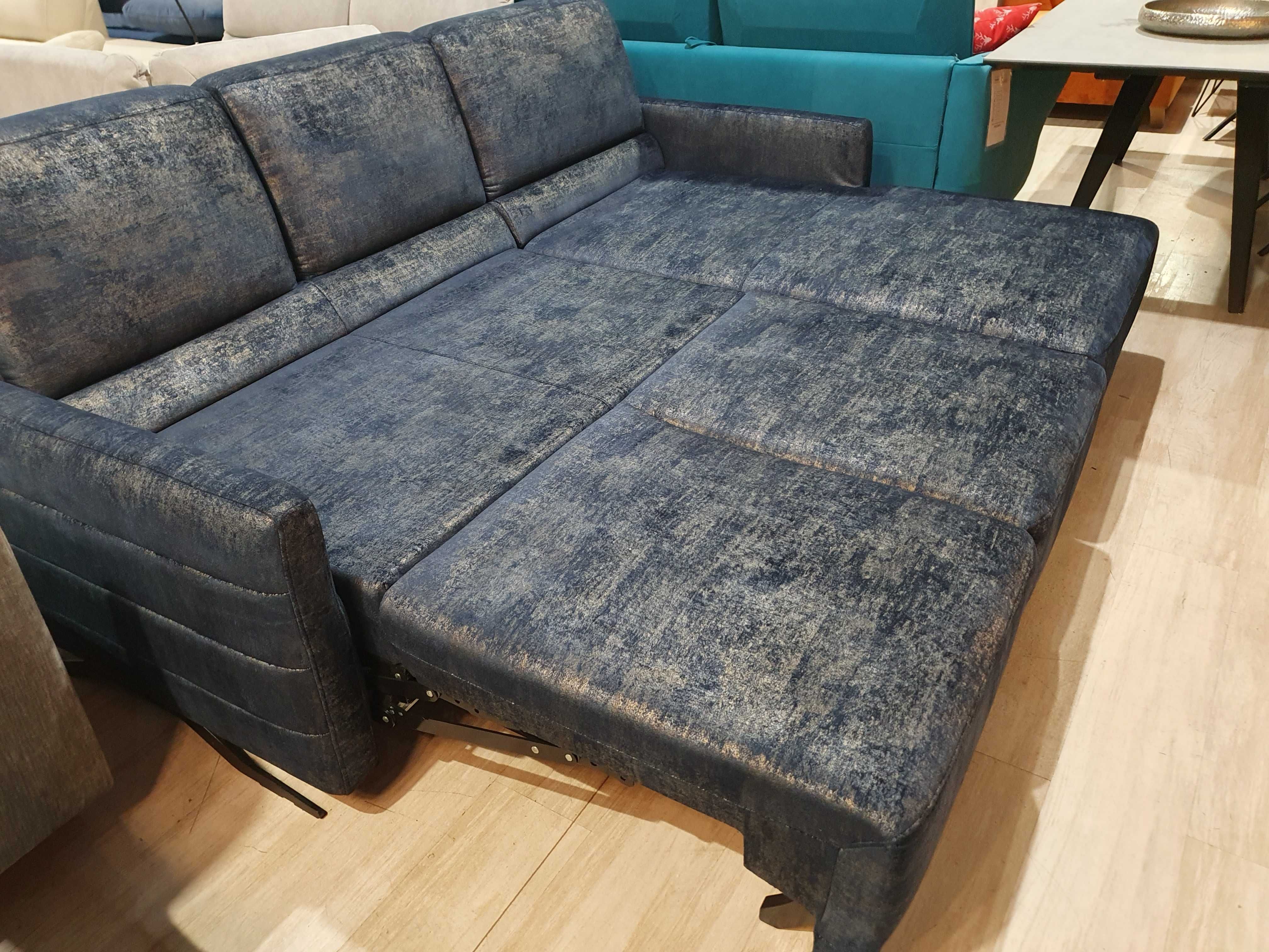 Narożnik IBISCO z funkcją spania i pojemnikiem VERO Promocja 40%