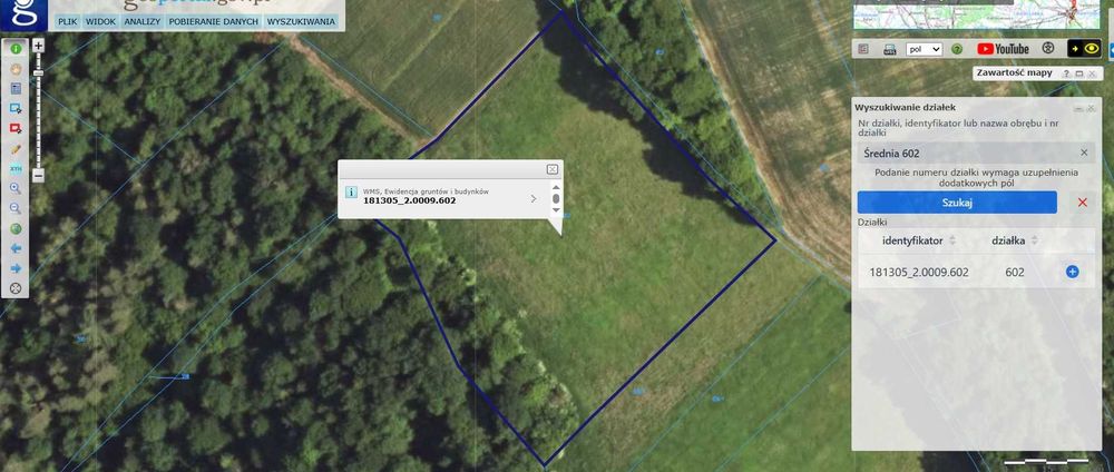 Piękna widokowa działka na przedmieściu Bieszczad