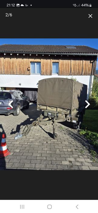 Przyczepka przyczepa z plandeka mocna  DMC 1700 resor