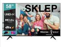 Hisense 58" 58A6CG 4K UHD Dolby Vision smart Alexa SMARTVIDAA 6.0