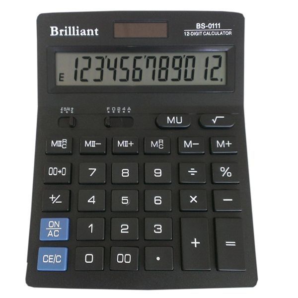 Бухгалтерский 12ти разрядный калькулятор brilliant bs 0111