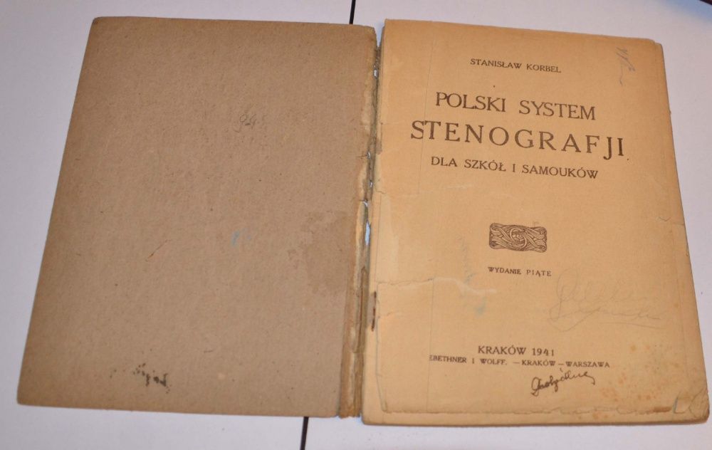 Polski system stenografii, St.Korbel, 1941