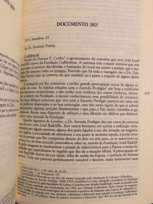 F. Nogueira: O Estado Novo / Salazar-Teotónio Correspondência