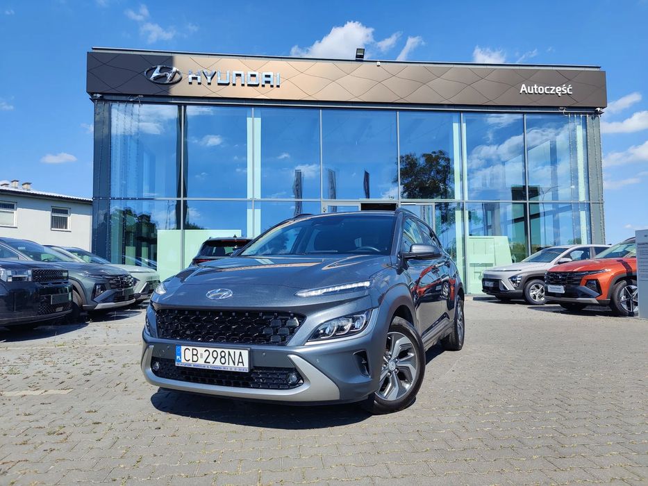 Hyundai Kona HYBRID 2021 1.6GDI 141KM Style+NAVI 65572km Salon Polska 1wł Bezwypadk