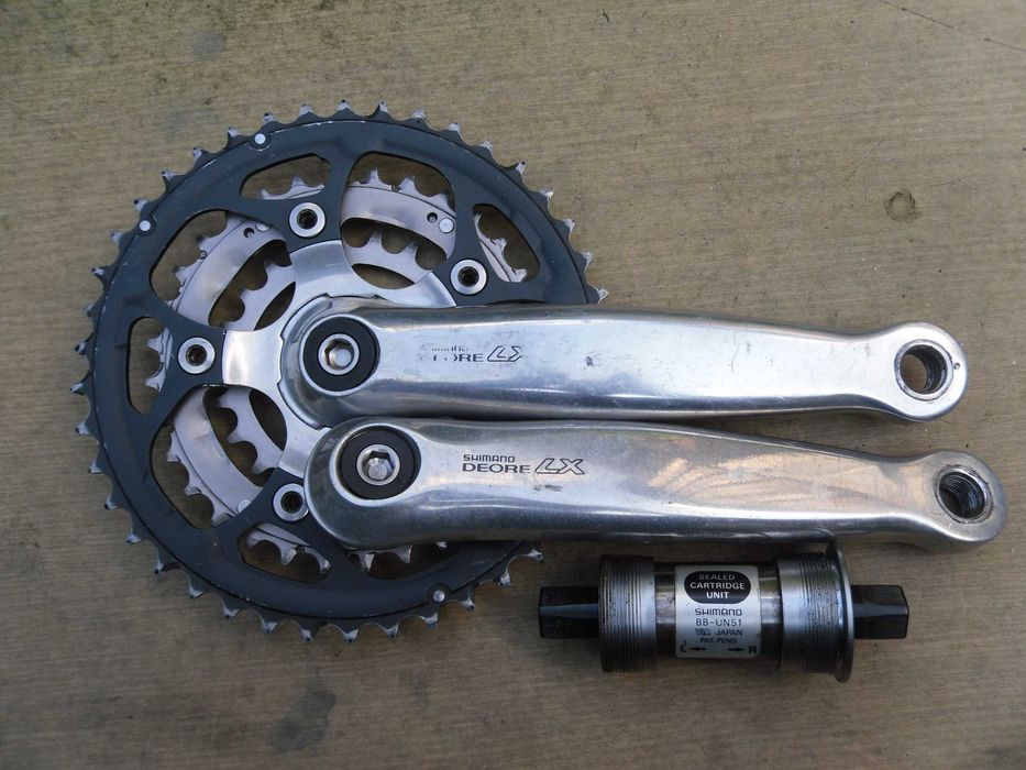 Shimano LX korby FC-M569 Dł.175mm 22/32/44t IG Kwadrat+BB-UN51 Polecam