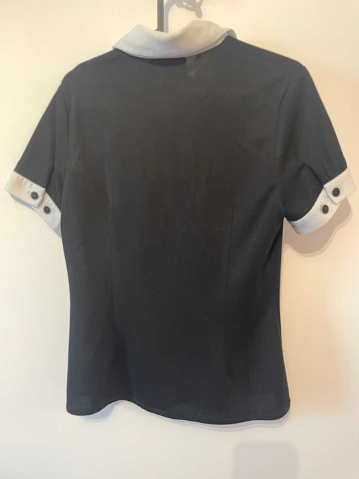 Gotycki Szyk ! Czarna Koszula "Moon Child" Restyle (Size S)