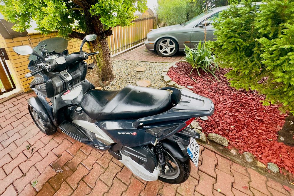 Quadro 350S  | NOWY SILNIK | skuter na kat. B | jak Piaggio MP3