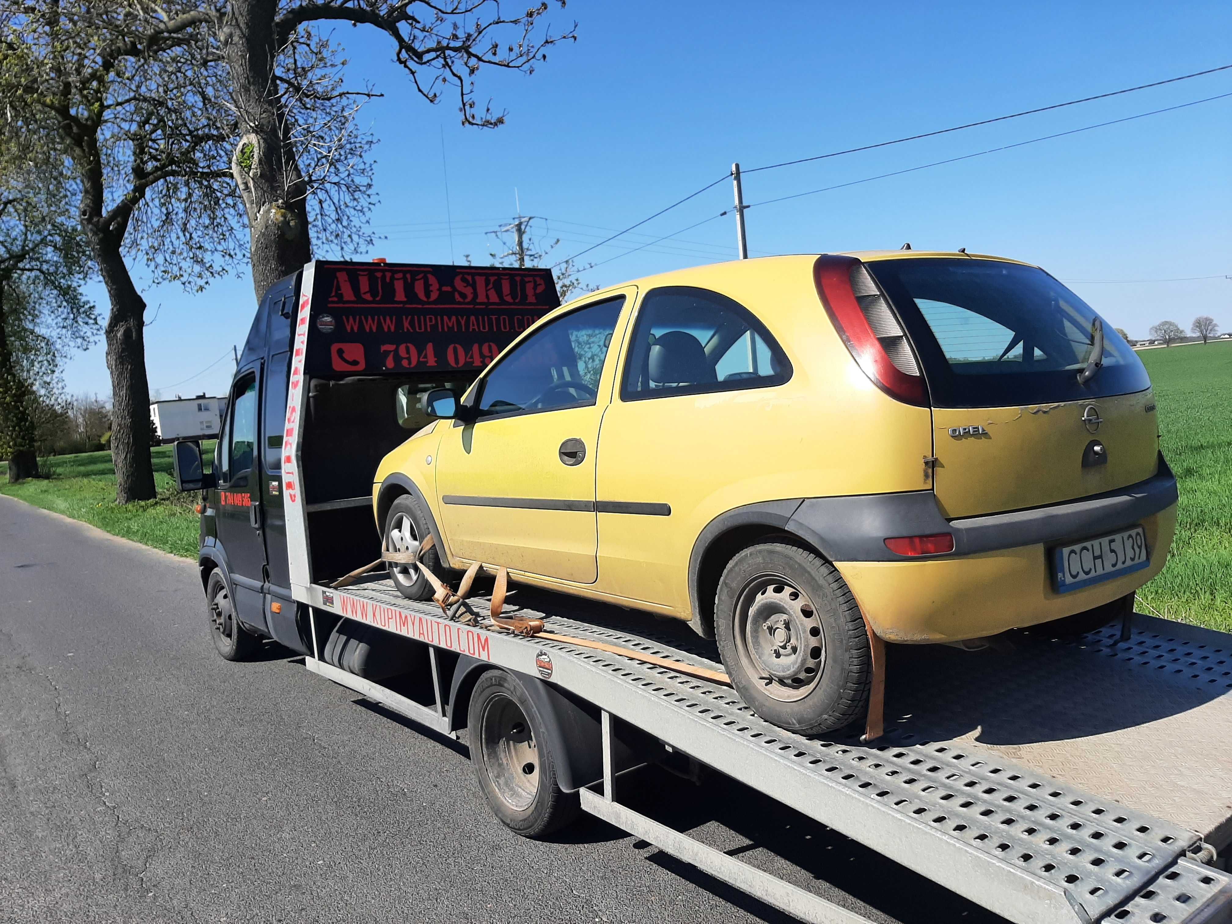 SKUP AUT BYDGOSZCZ i Auto kasacja Samochodów TORUŃ Pojazdów Inowrocław