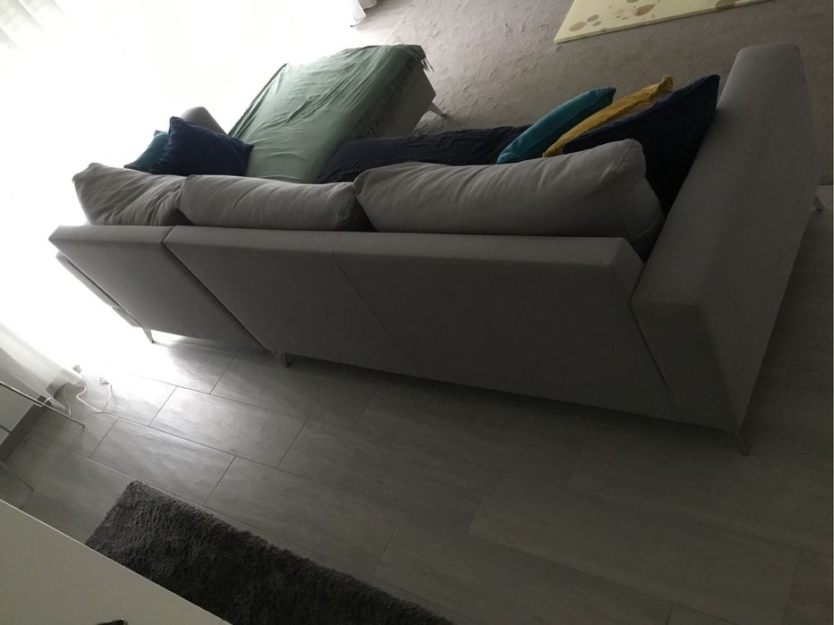 Venda de Sofa Chaise Long Cinzento (Usado)
