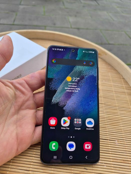 Samsung S21FE 5G 6/128 Bardzo Ładny Stan Pudełko Folia na LCD Okazja