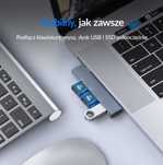 Rozdzielacz HUB USB-C 3x USB 3.2 5Gbps Orico Nowy Gwarancja 2 Lata