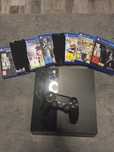 PlayStation 4 PS4 z padem I grami