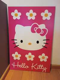 Hello Kitty - grafika 60x90cm - Super obrazek do pokoju dziewczynki
