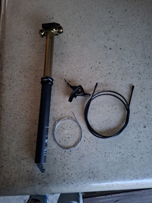 Espigão telescópico fox 31,6mm 150mm