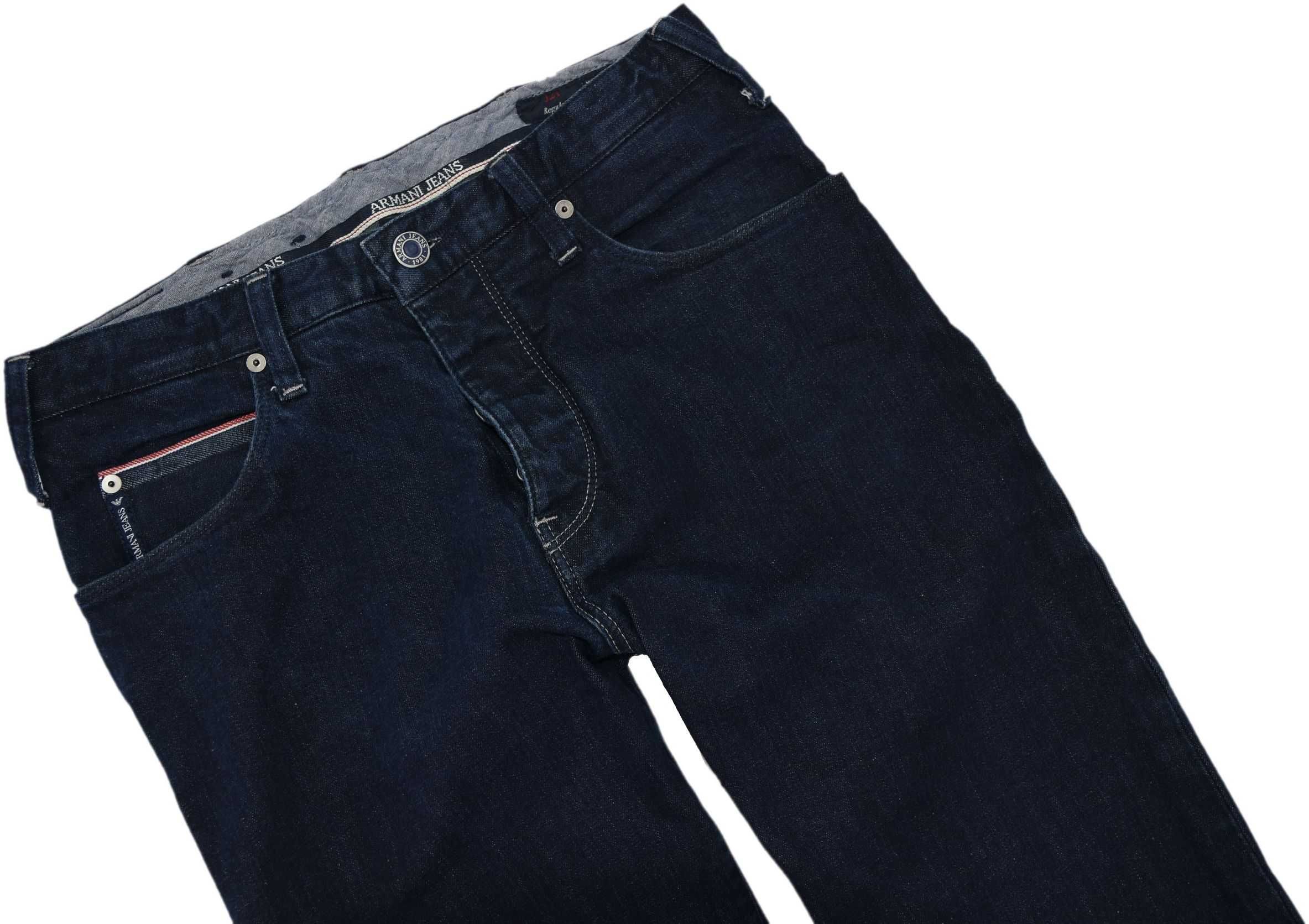 ARMANI JEANS spodnie męskie jeansy proste W29L34