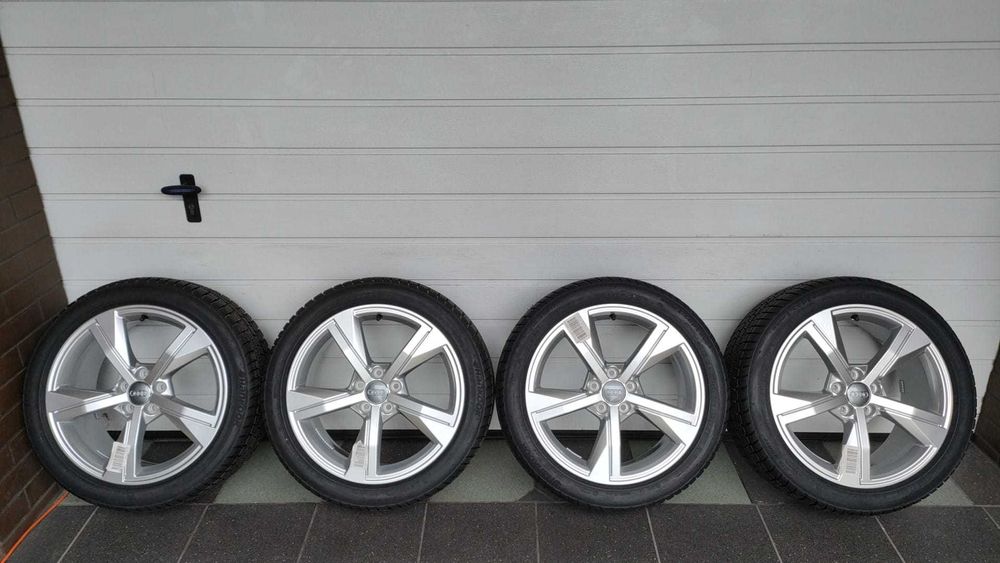 Koła Audi A1 Vw Seat Skoda 17"5x100 opony zima 215/45/17  (OL1482)
