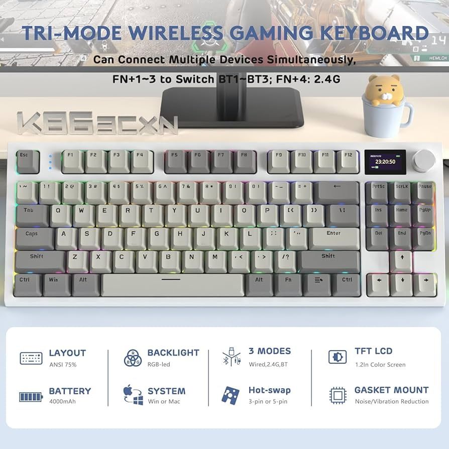 Attack Shark K86 — преміальний 75 % механічний монстр