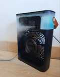 Ventoinhas Portáteis Air Cooler com Luz e Deposito de Gelo.