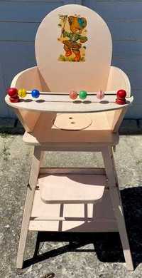 Cadeira alta de bebé (anos 60) - estado original
