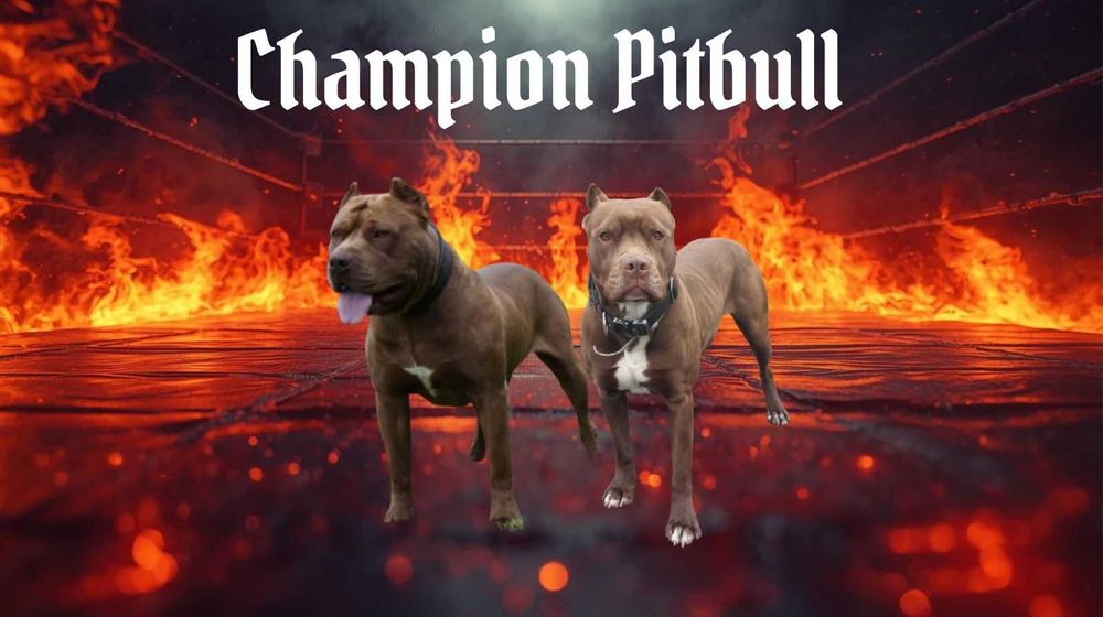 Szczenięta Pitbull Pit bull Terrier szczenię  suka   Champion