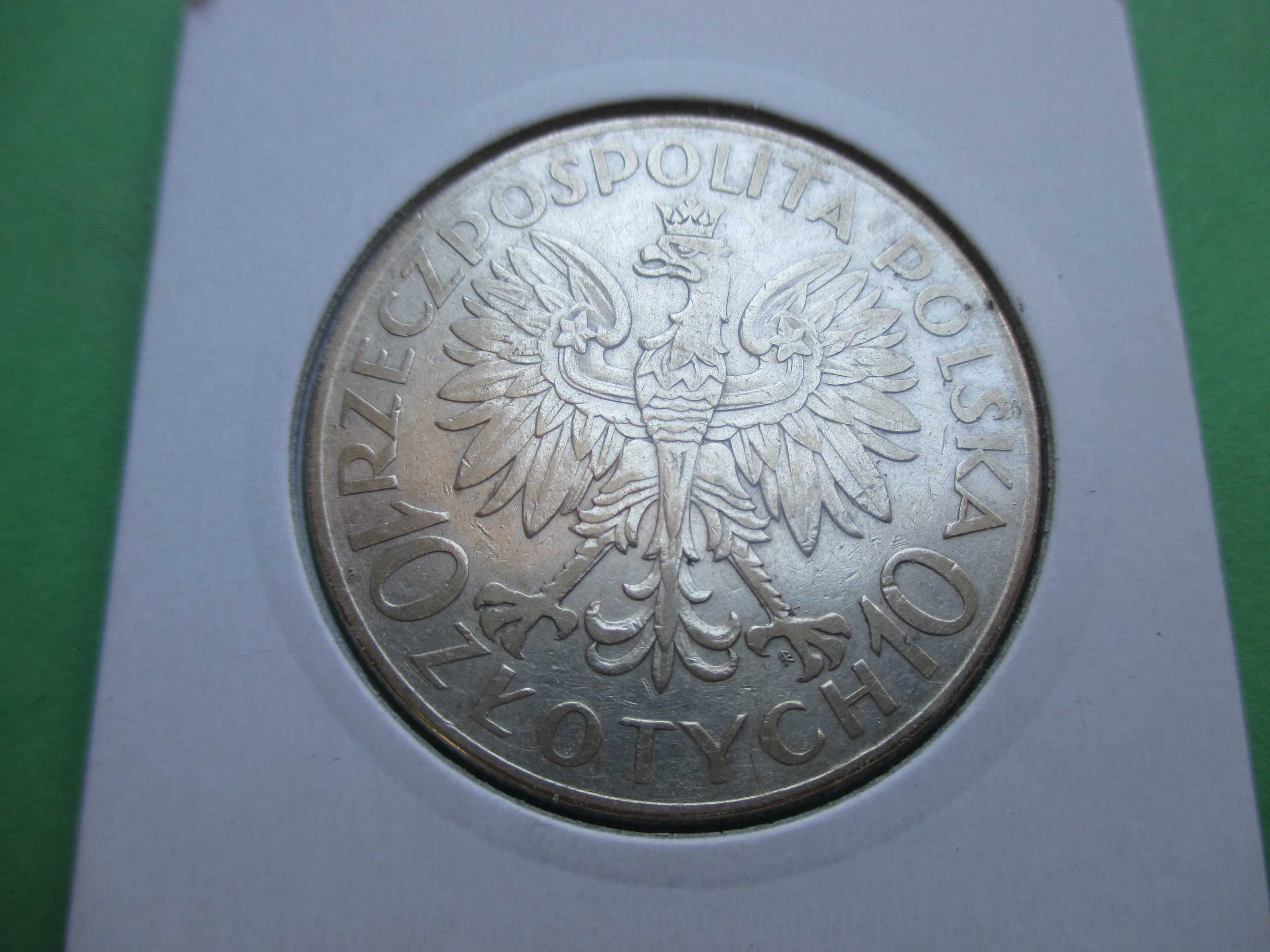 Srebrna moneta 10 zł z 1933 r. Traugutt. Oryginał !!!