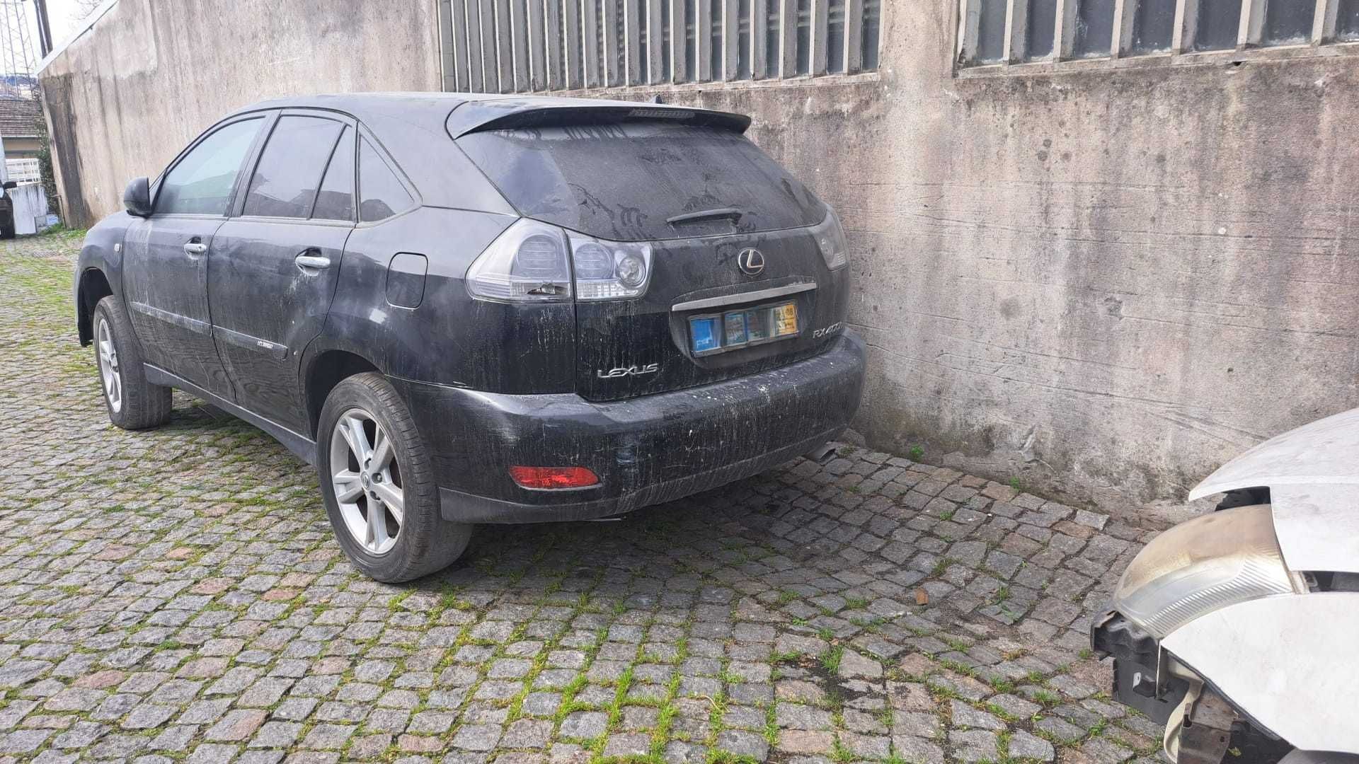 Lexus RX XU30 400h AWD Gasolina/elétrico 272 cv / 200 kW 2008 3MZ-FE