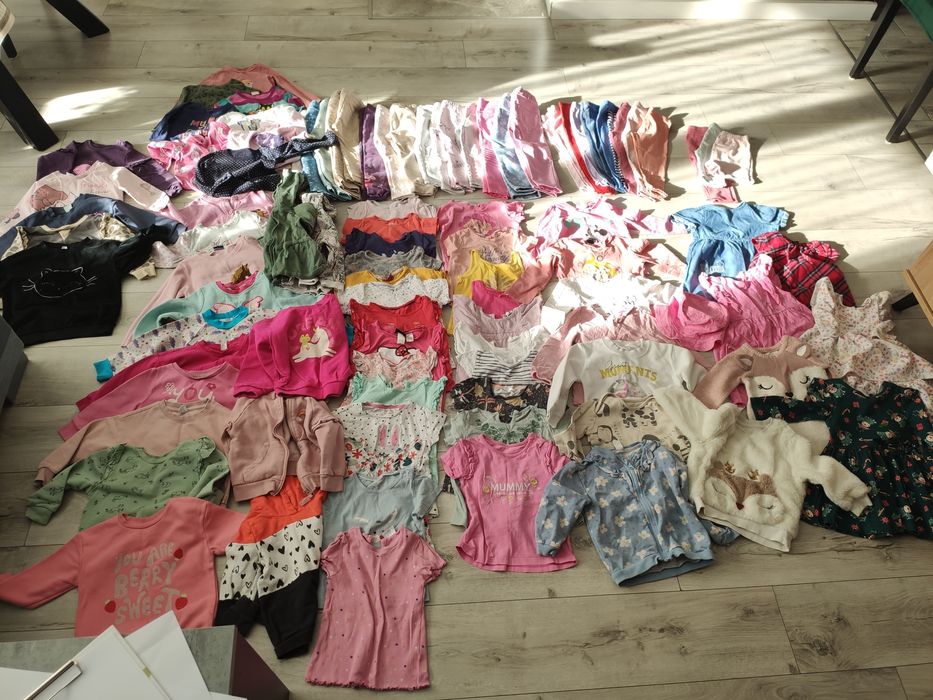 Paka/zestaw dla dziewczynki 94 sztuki