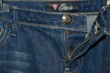GUESS Low Rise Jeans Spodnie Damskie UK 30 Niski stan Super Stan