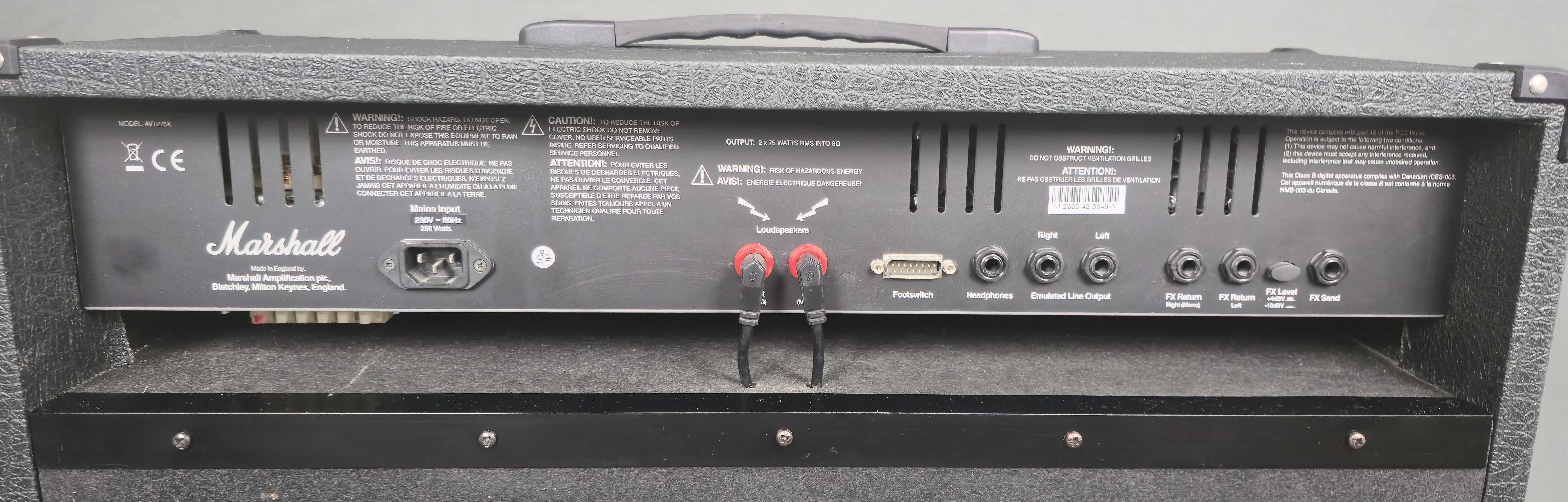 Marshall AVT 275 Combo Wzmacniacz Gitarowy + FS