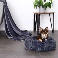 dibea Łóżko dla psa, okrągłe, poduszka dla psa legowisko średnica 50cm