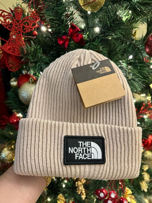 Zimowa Czapka „The north face” beżowa